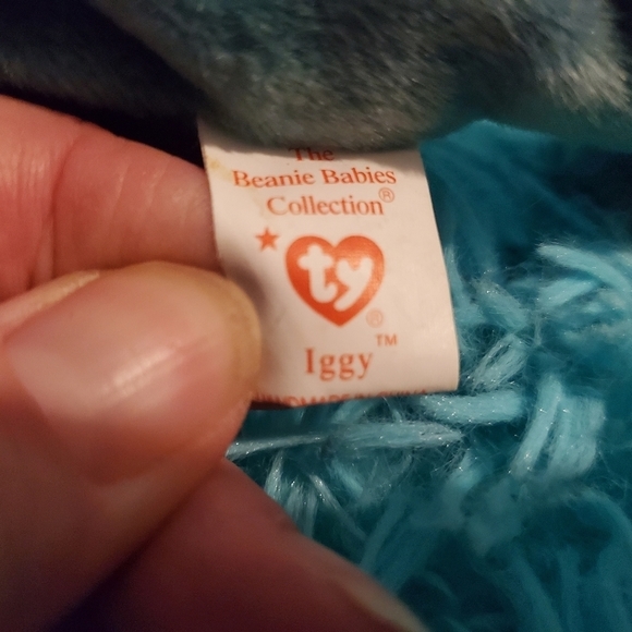 𝅺**RETIRED** Ty Beanie Baby ~ IGGY the Iguana - Picture 4 of 5